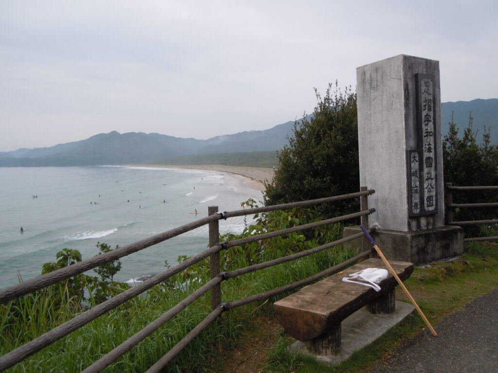 四万十から足摺岬へのルート：大岐海岸