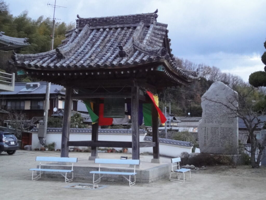 Bell tower at Taizanji where I rang the New Year's Eve bell