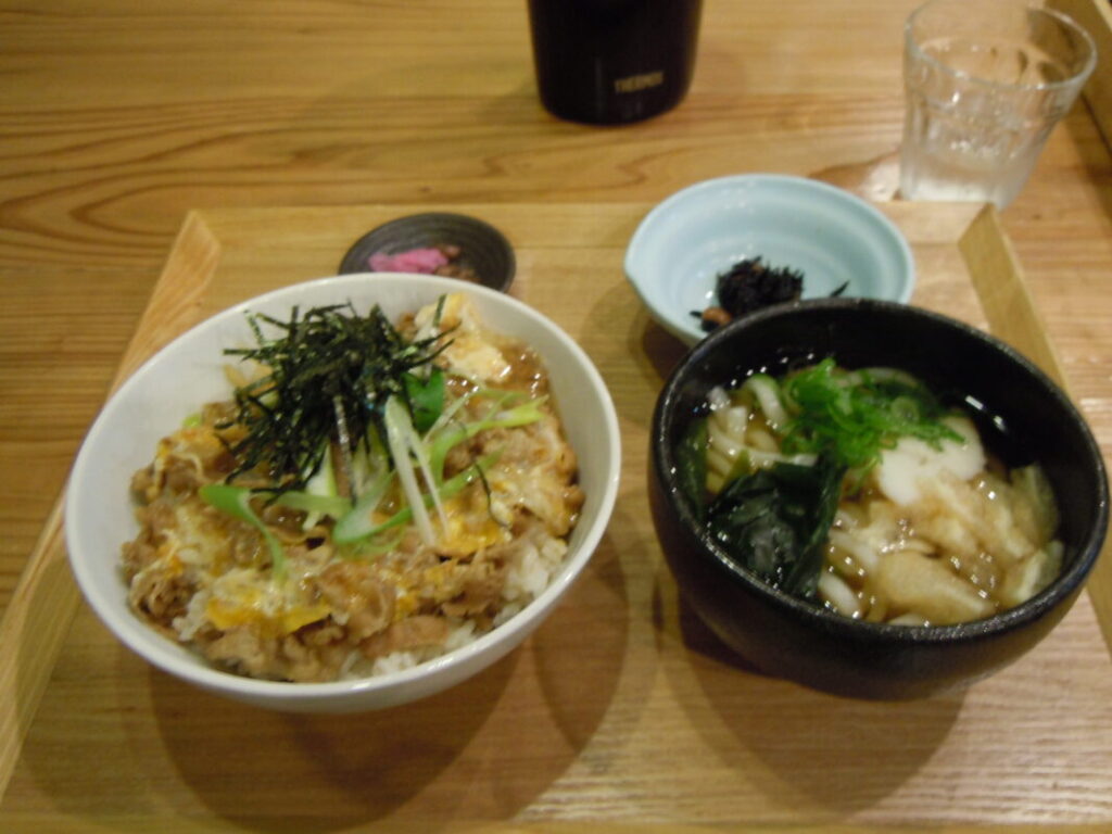 Katsudon at a Restaurant in Shishikui
