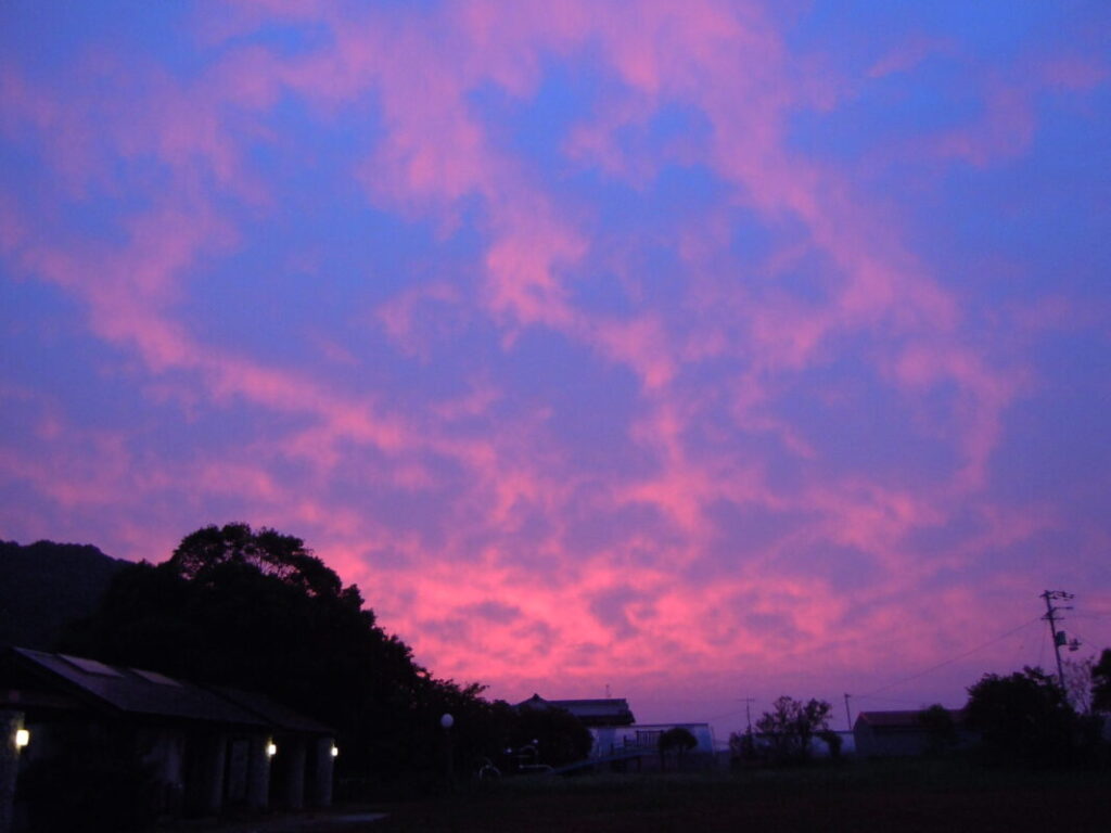 The Dawn Glow on the Final Morning of My Sectional Pilgrimage